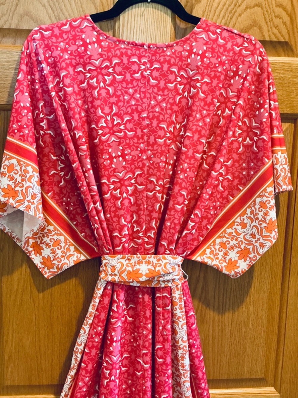 Eloquii Boho Wide Leg Kimono Cropped Jumpsuit Size 14/16 - Picture 5 of 10